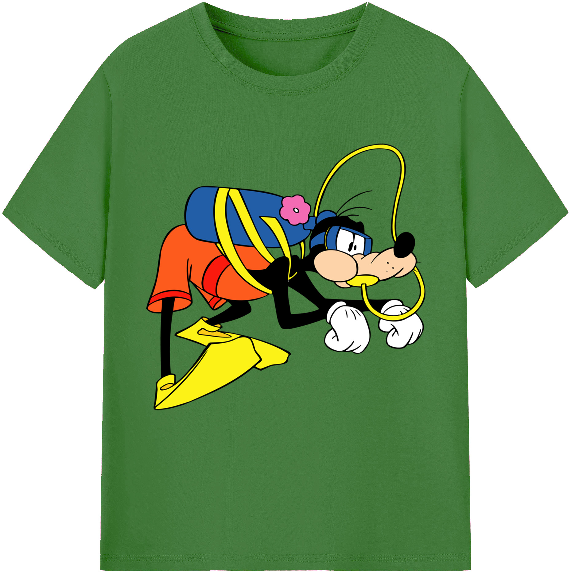 （画像用） ミッキーマウス Mickey Mouse レディースカジュアルプリントTシャツ（綿100％）